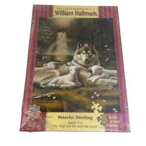 William‎ Hallmark Peaceful Dwelling 550 Piece Puzzle Masterpieces Art New